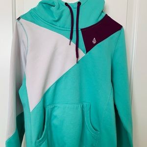 Volcom colour-blocked hoodie